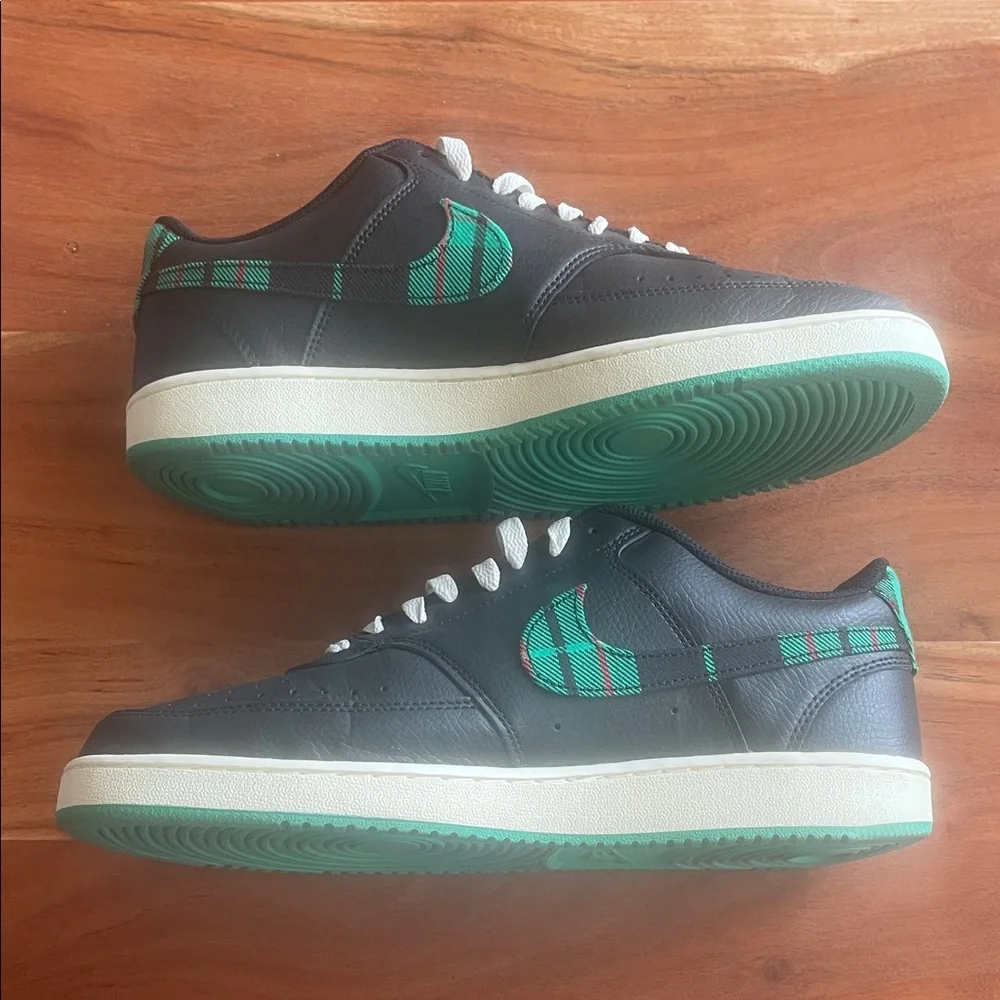 Nike Court Vision Black and White Sneakers - Picture 2 of 10